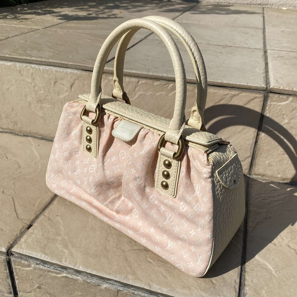 Louis Vuitton Mini Lin Baby Pink Handbag